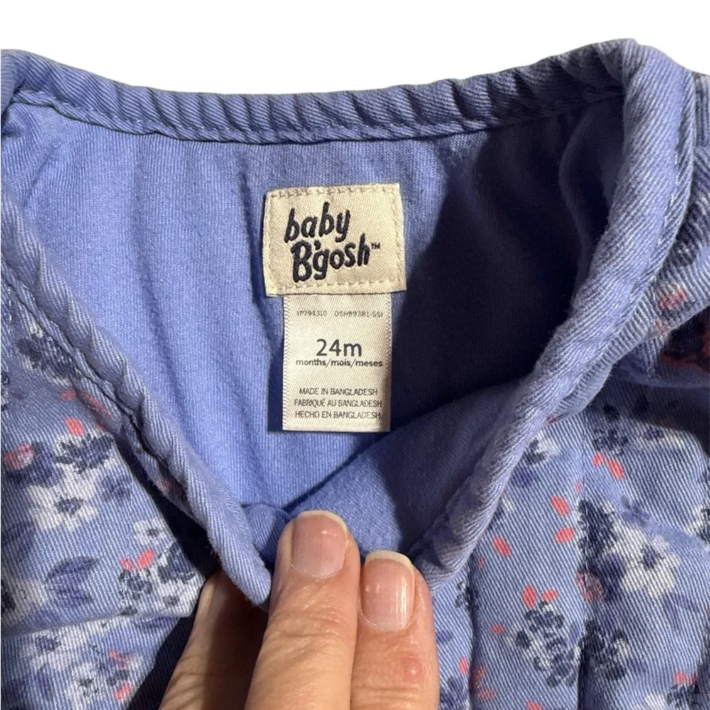 OshKosh B'gosh Blue‎ Floral Kids Jacket